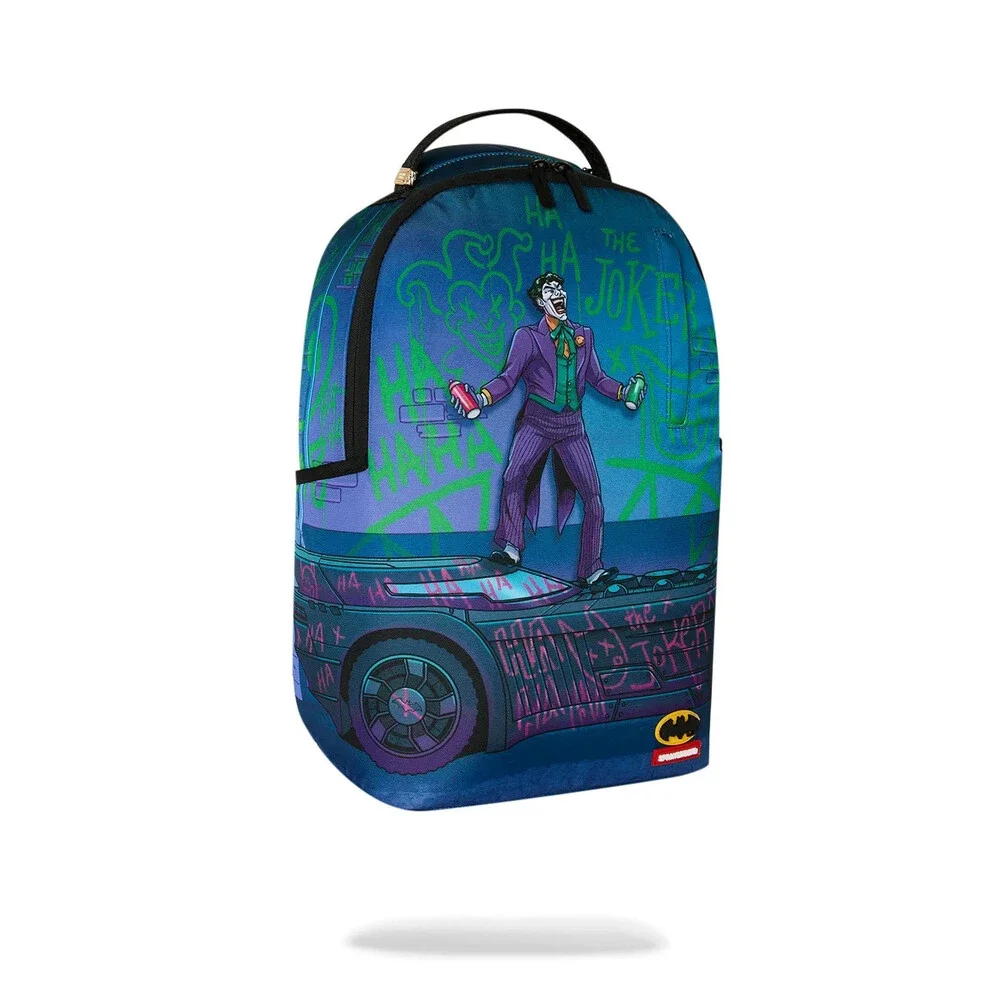 Sprayground DC Joker NO Rules Backpack Unisex OS Blue Shoulder Strap Bag SPR299